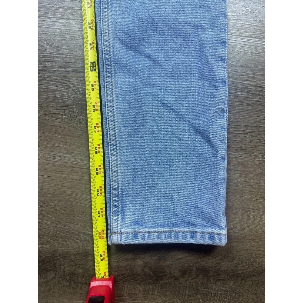 Topman Stretch Skinny Jeans Women's‎ 30R x 32 Blue Denim Distressed Casual